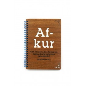 Ahşap Defter - Afkur