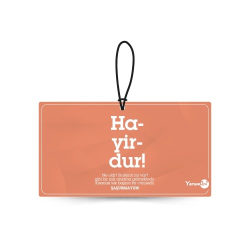 Yerumoni Hayirdur Oto Kokusu Yerumoni Hayirdur Oto Kokusu