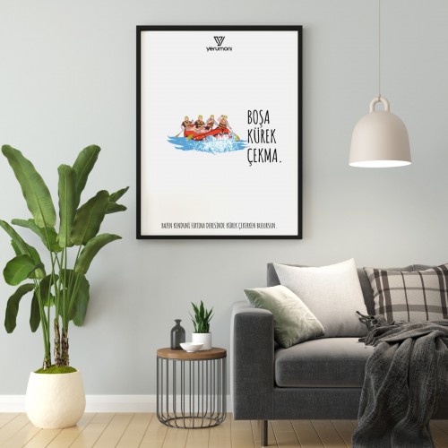 BOŞA KÜREK ÇEKMA POSTER BOŞA KÜREK ÇEKMA POSTER