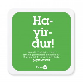  Yerumoni Hayirdur Mantar Bardak Altlığı 