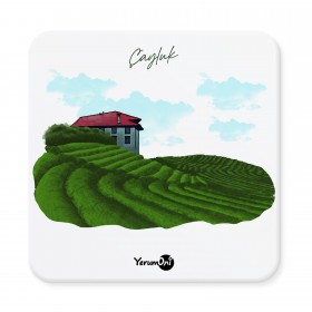 Yöresel Kafa Çayluk Bardak Altlığı Seti