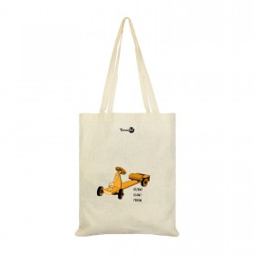 Tahta Araba Bez Çanta 