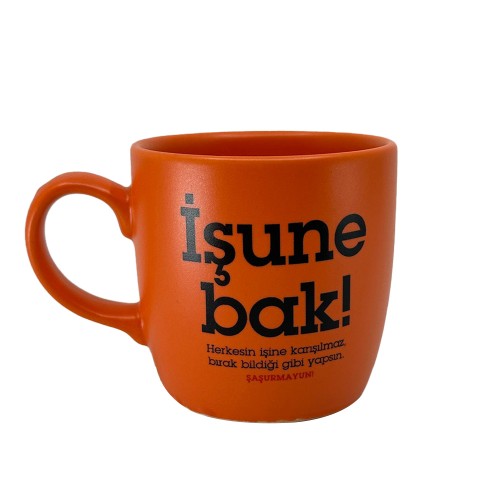 İşune Bak kupa -Turuncu