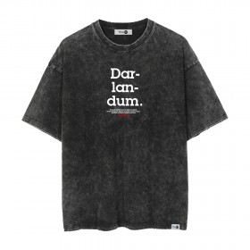 Darlandum Yıkamalı Oversize Tshirt
