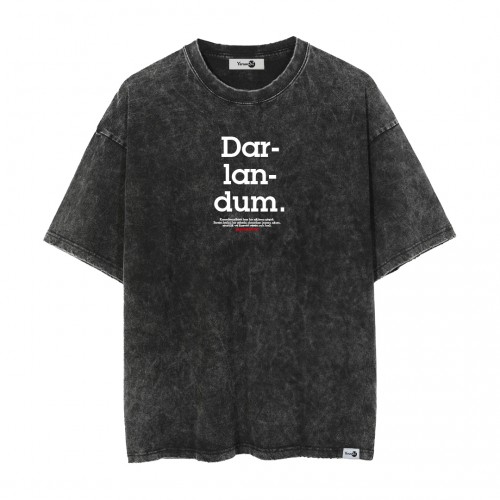 Darlandum Yıkamalı Oversize Tshirt