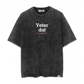 Yeter Da Yıkamalı Oversize Tshirt