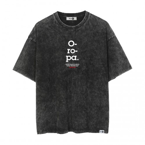 Oropa Yıkamalı Oversize Tshirt